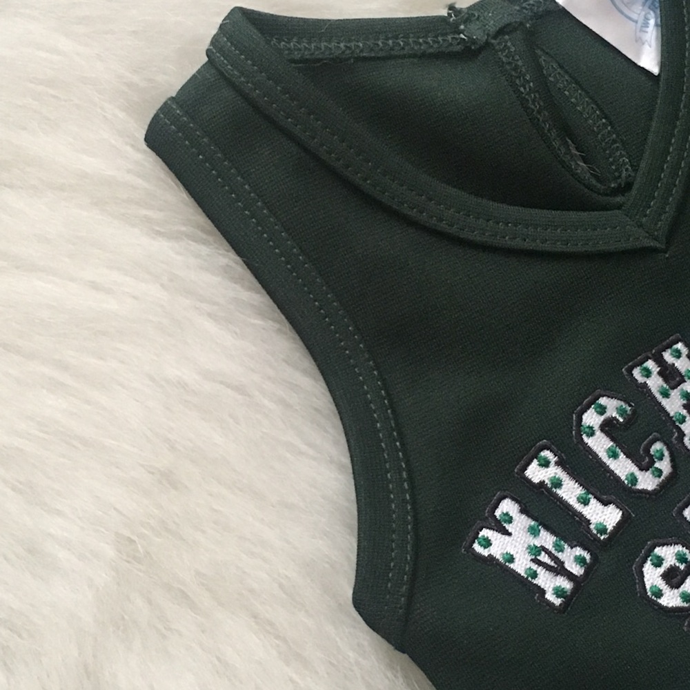 Michigan State Cheerleader Outfit, 6 Months - Picture 6 of 8